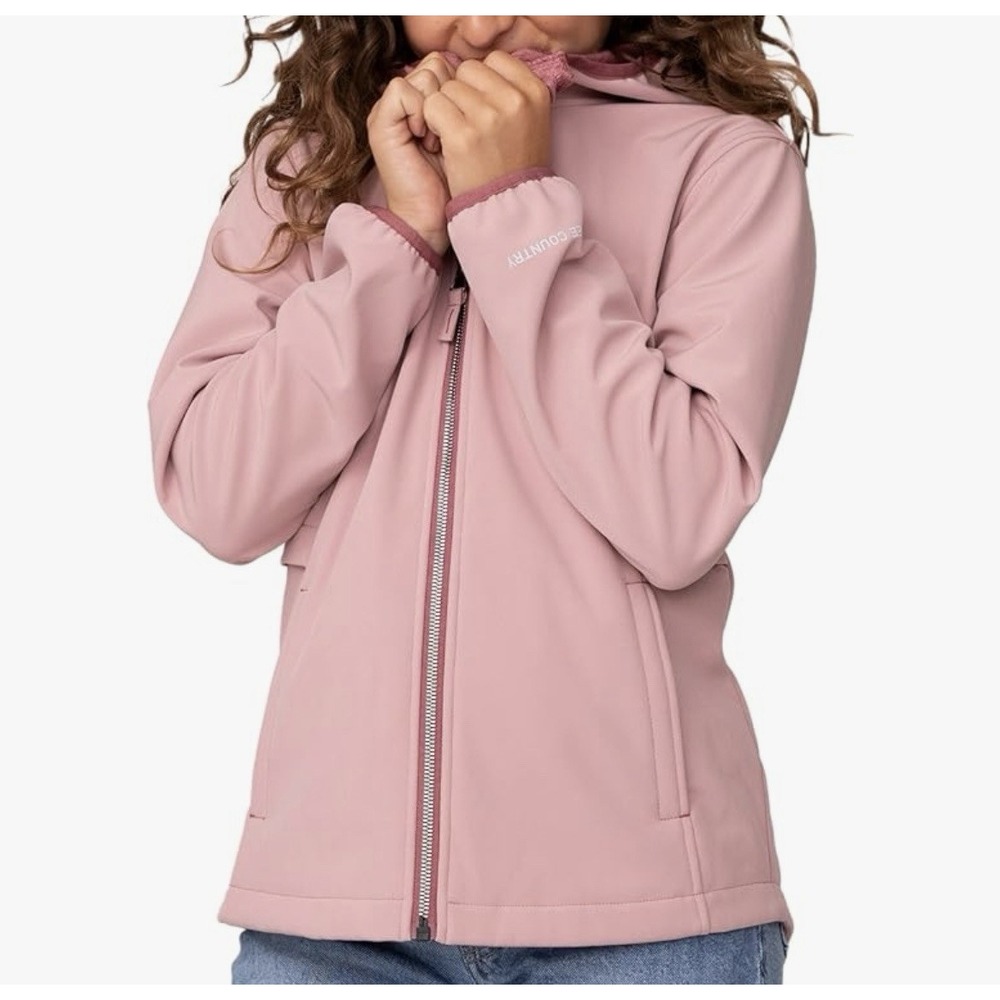 Free Country Girls Jacket Super Softshell XL Water Resistant Windcheater Outdoor